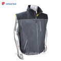 Chaqueta reflectante fluorescente amarilla Hi Vis 3m con mangas con cremallera en invierno